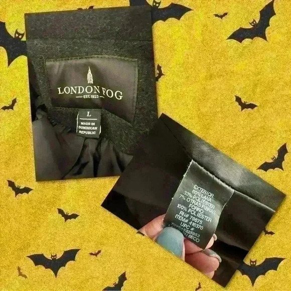 London Fog Women’s Wool Blend Overcoat, Size Large, Made in DR - Picture 3 of 3